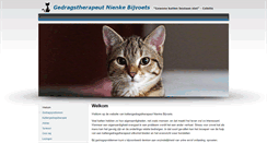 Desktop Screenshot of kattentherapie.nl